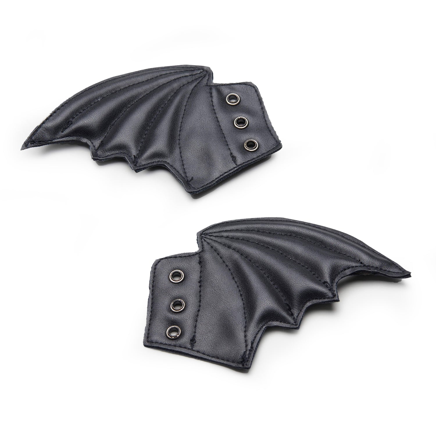 Attachable Bat Wings – Made with Recycled Materials - Accessories - KOI Footwear - Black - Main View