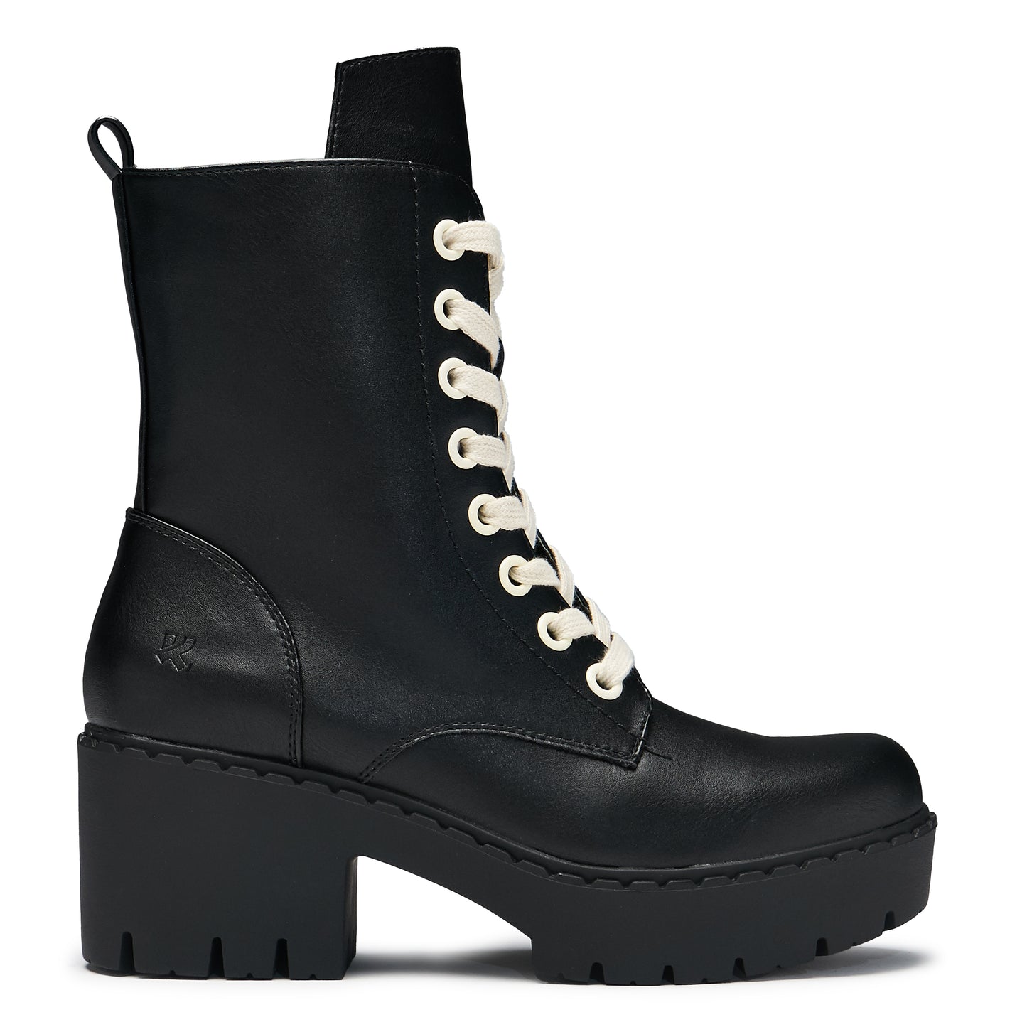 Salvius Switch Lace Up Boots - Black