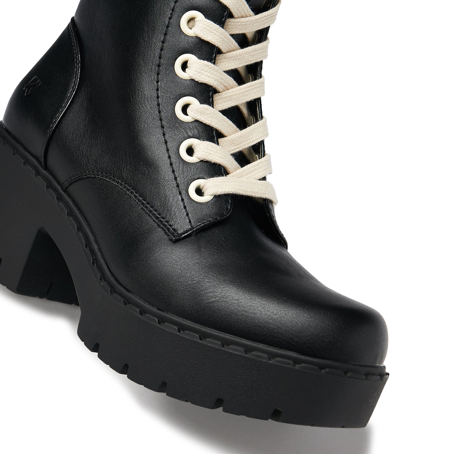 Salvius Switch Lace Up Boots - Black