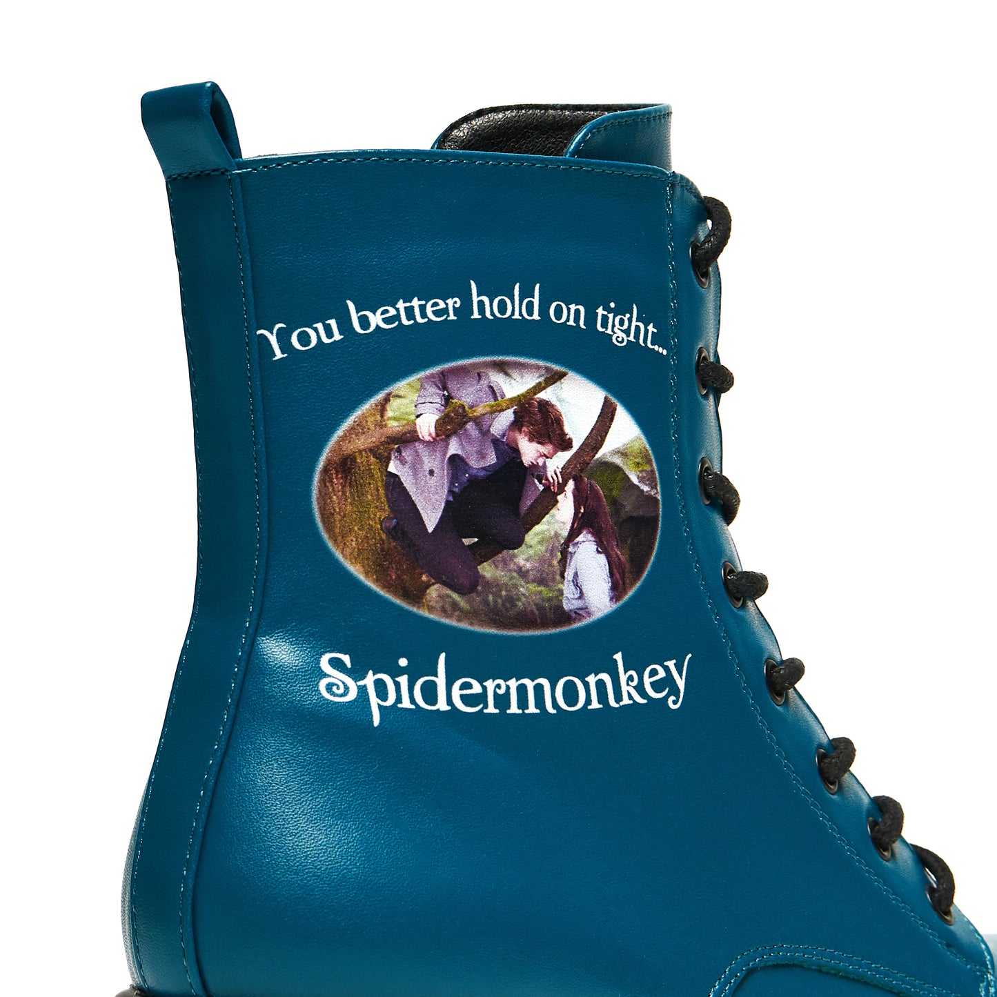 Spidermonkey Military Teal Boots