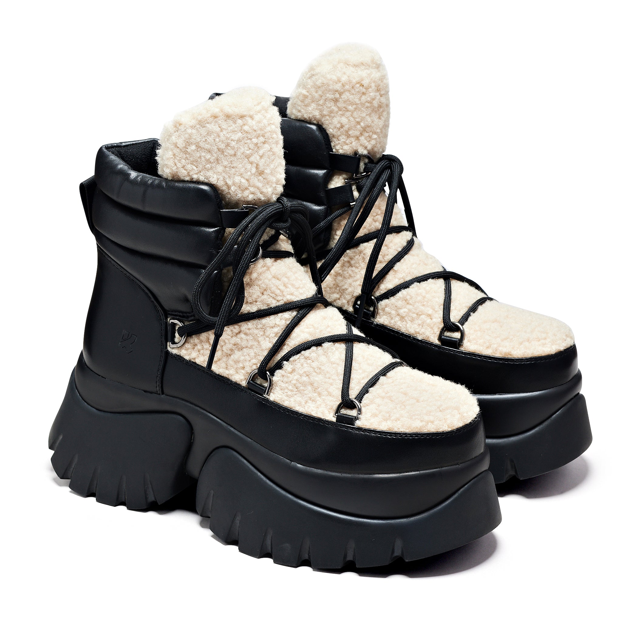 Cream Fluffy Vilun Winter Boots | Snow & Winter Boots | KOI
