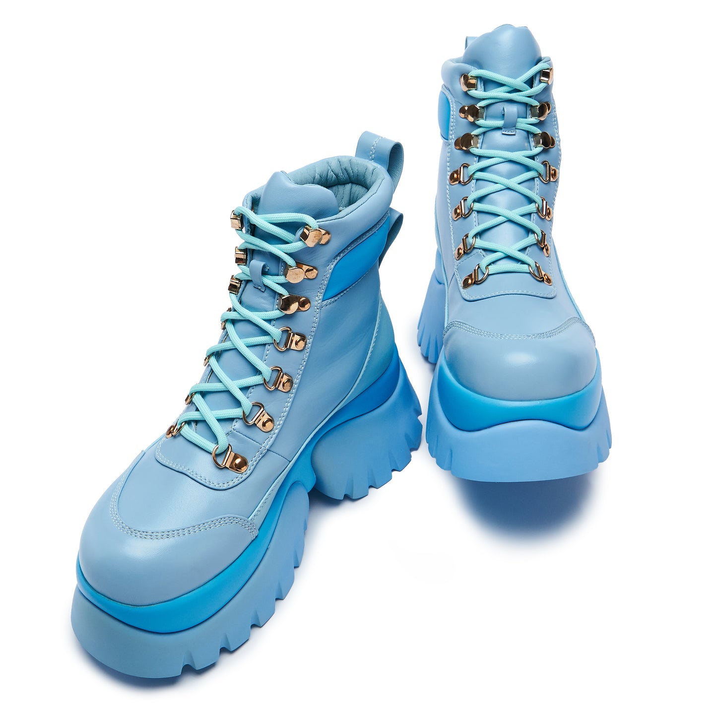 Crybaby Blue Vilun Platform Boots