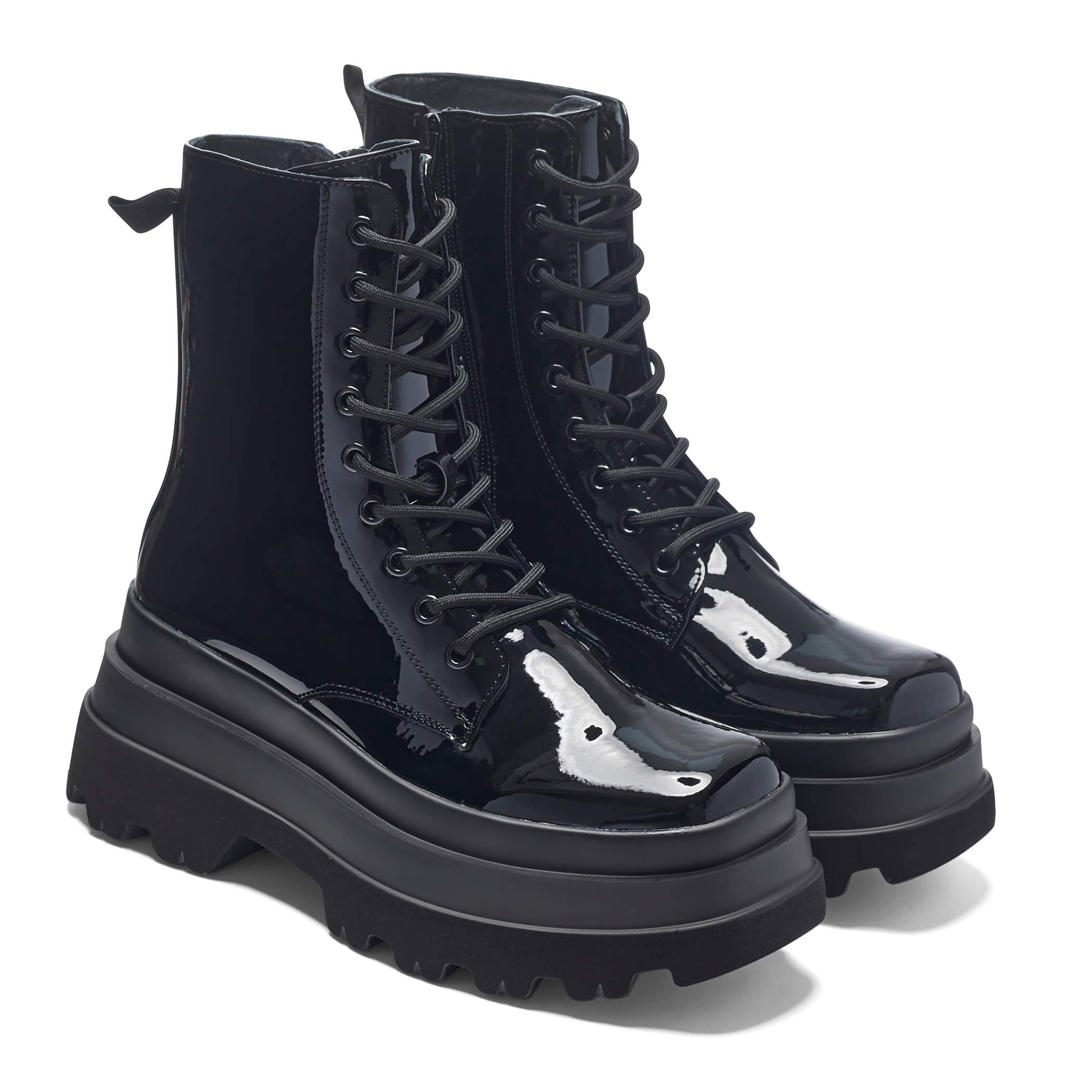 Gin platform military hot sale boots