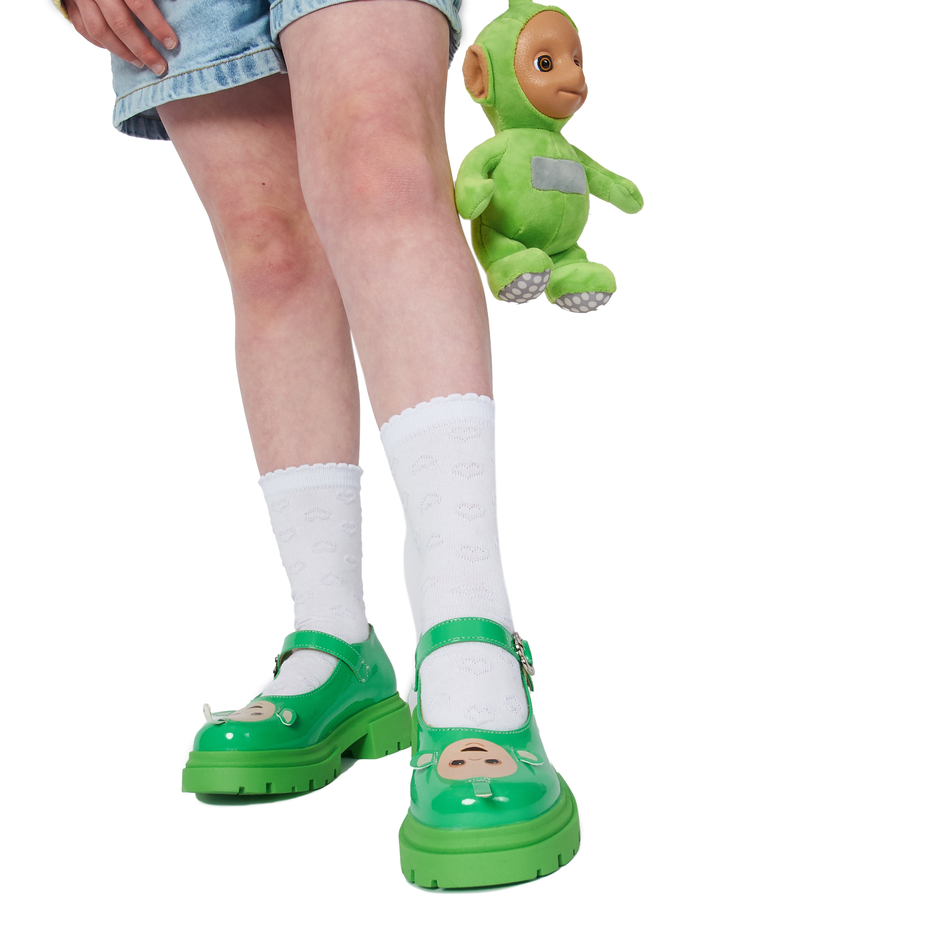 Teletubbies Dipsy Platform Shoes hot