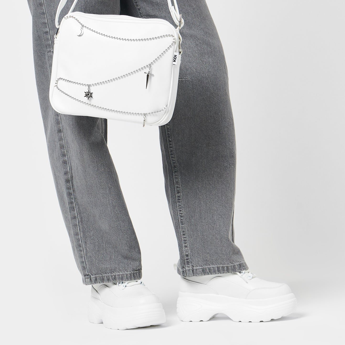 Jinx Mystic Charm White Shoulder Bag