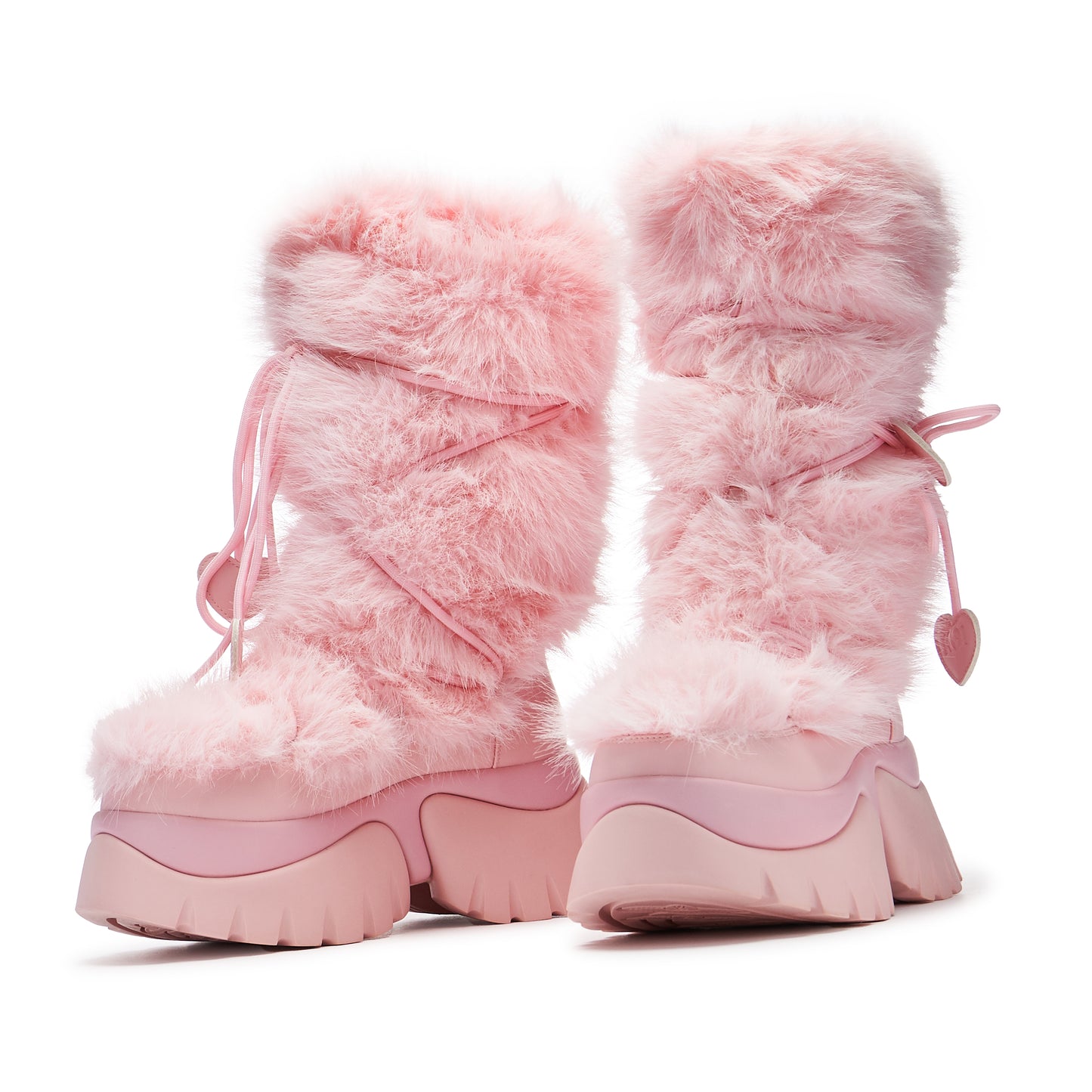 Kawaii Sasquatch Fluffy Snow Boots - Pink