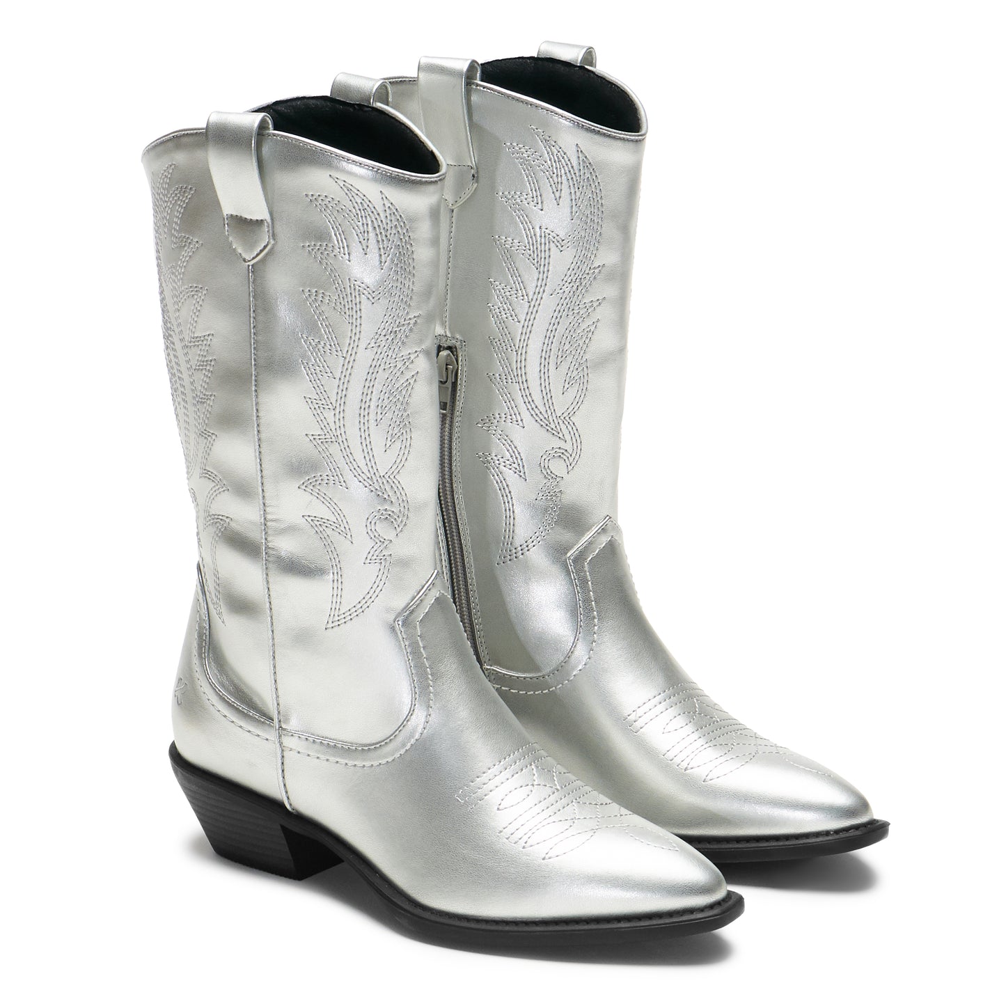 Lawless Cowboy Boots - Silver