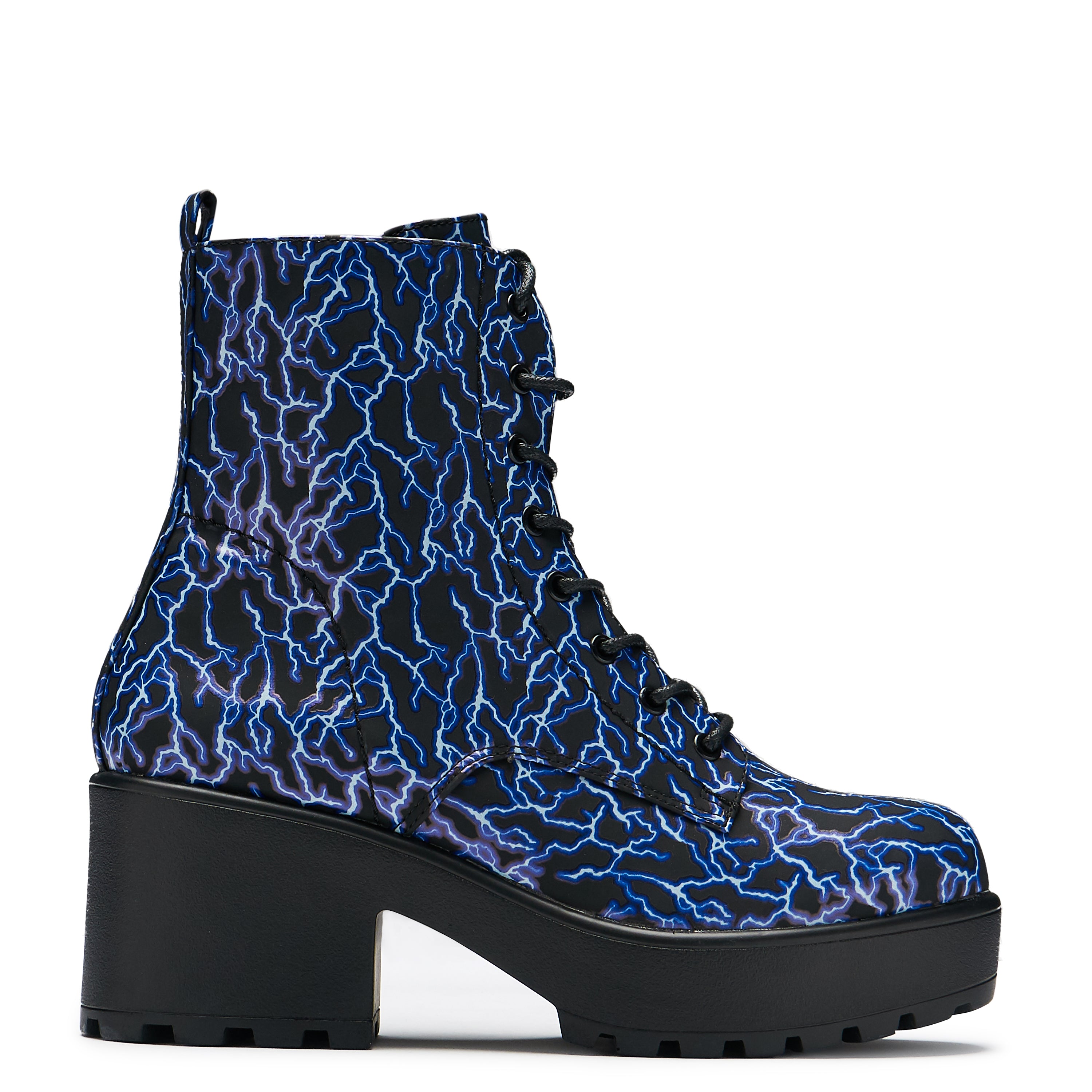 Lightning Skies Military Platform Boots KOI footwear