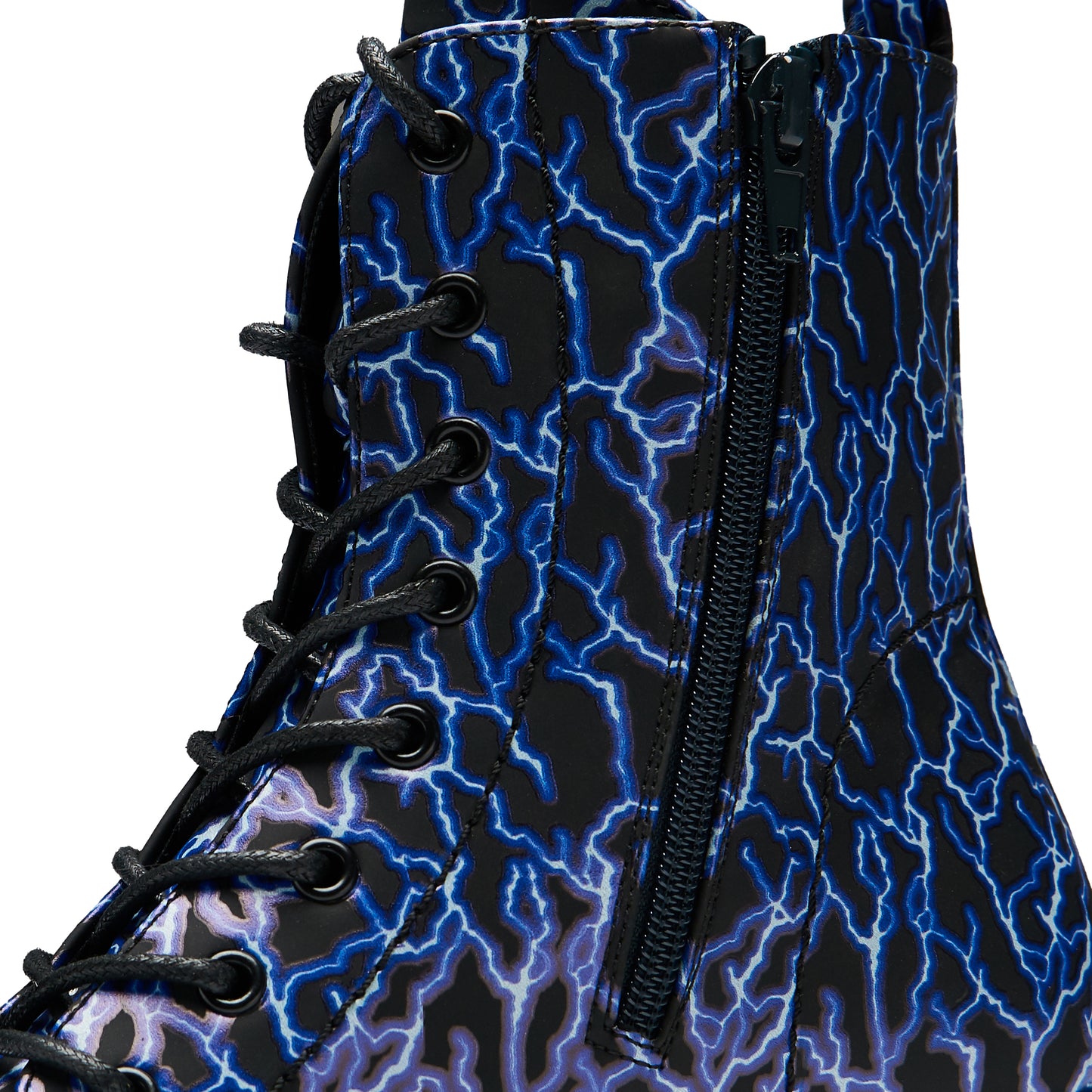 Lightning Skies Military Platform Boots