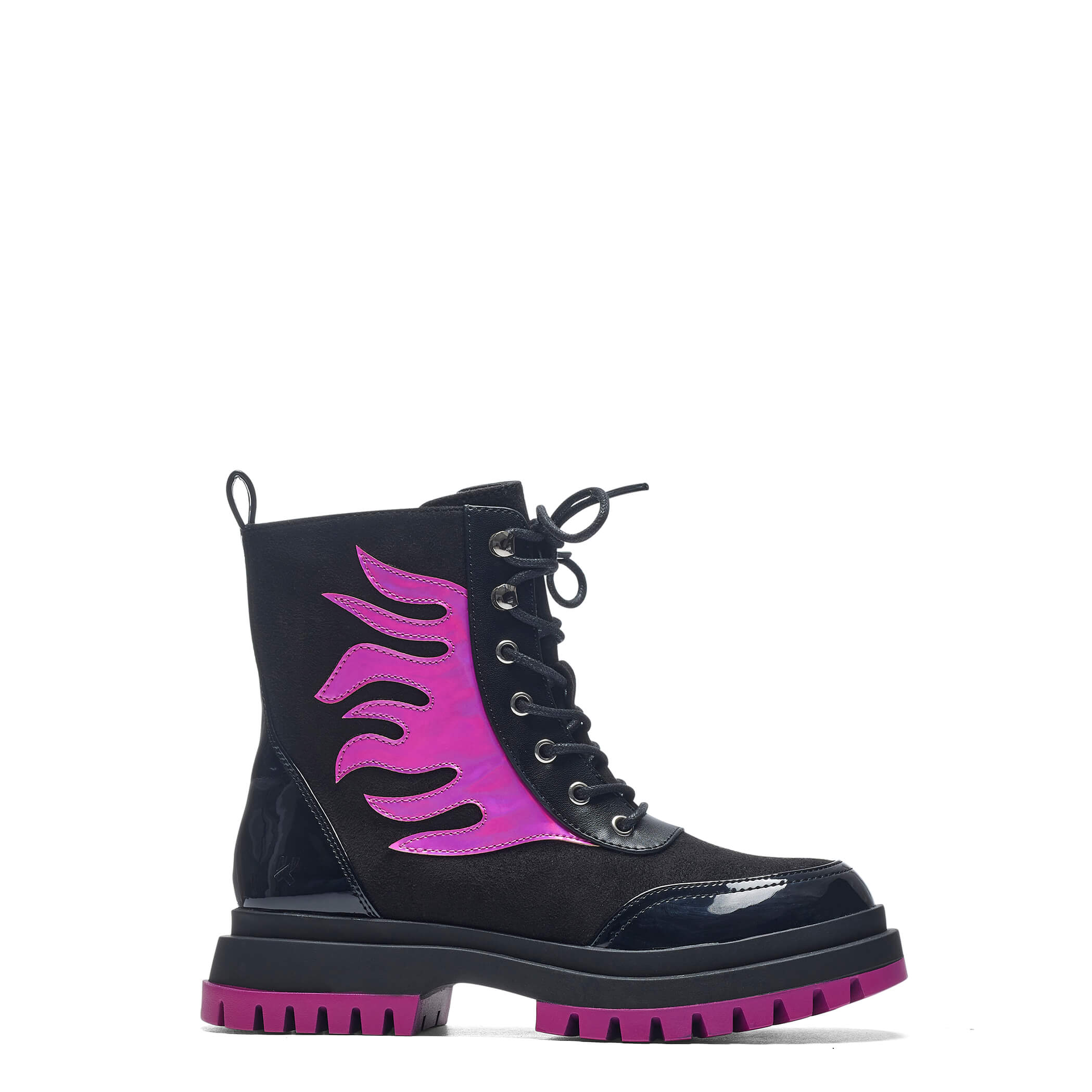 Lil Helios Purple Flame Boots KOI footwear