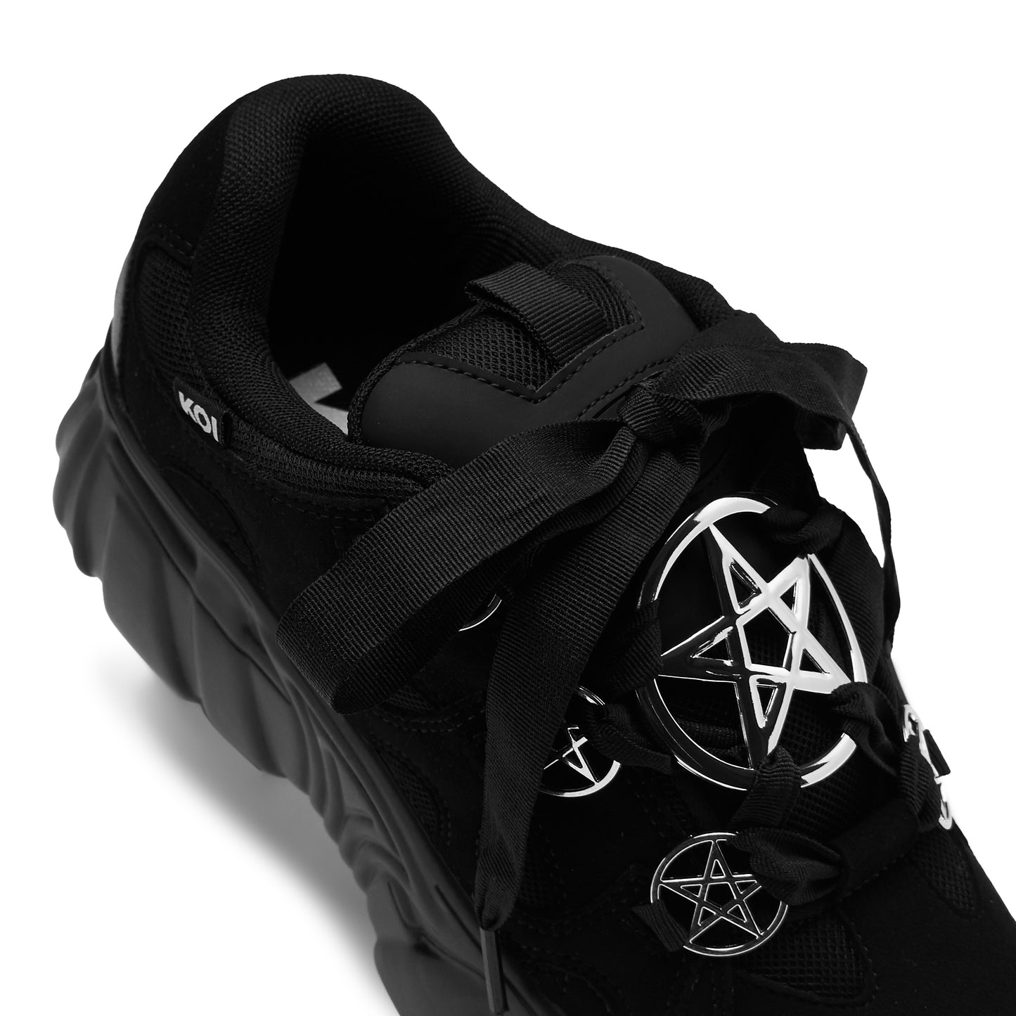 Necromancer Chunky Platform Trainers - Black