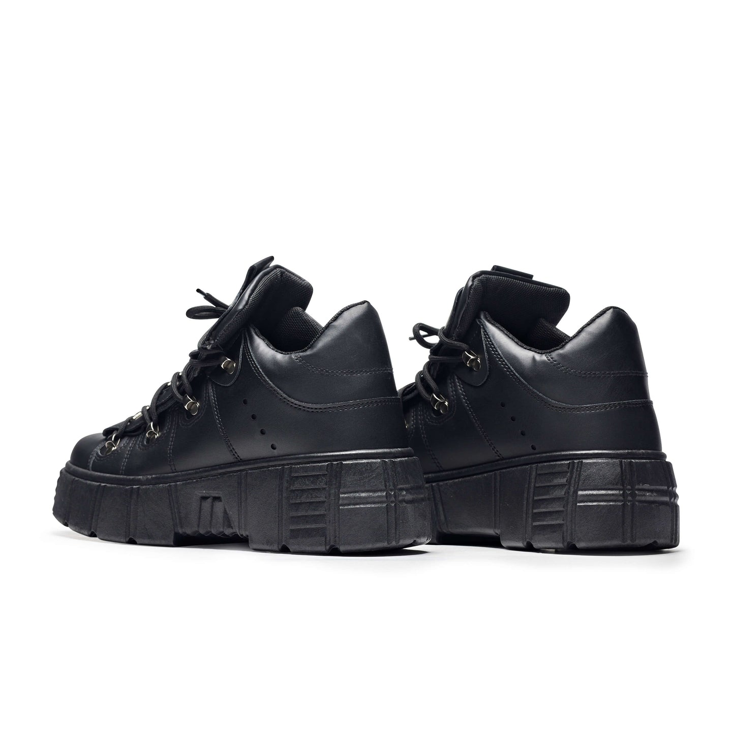 rimo core chunky black trainers