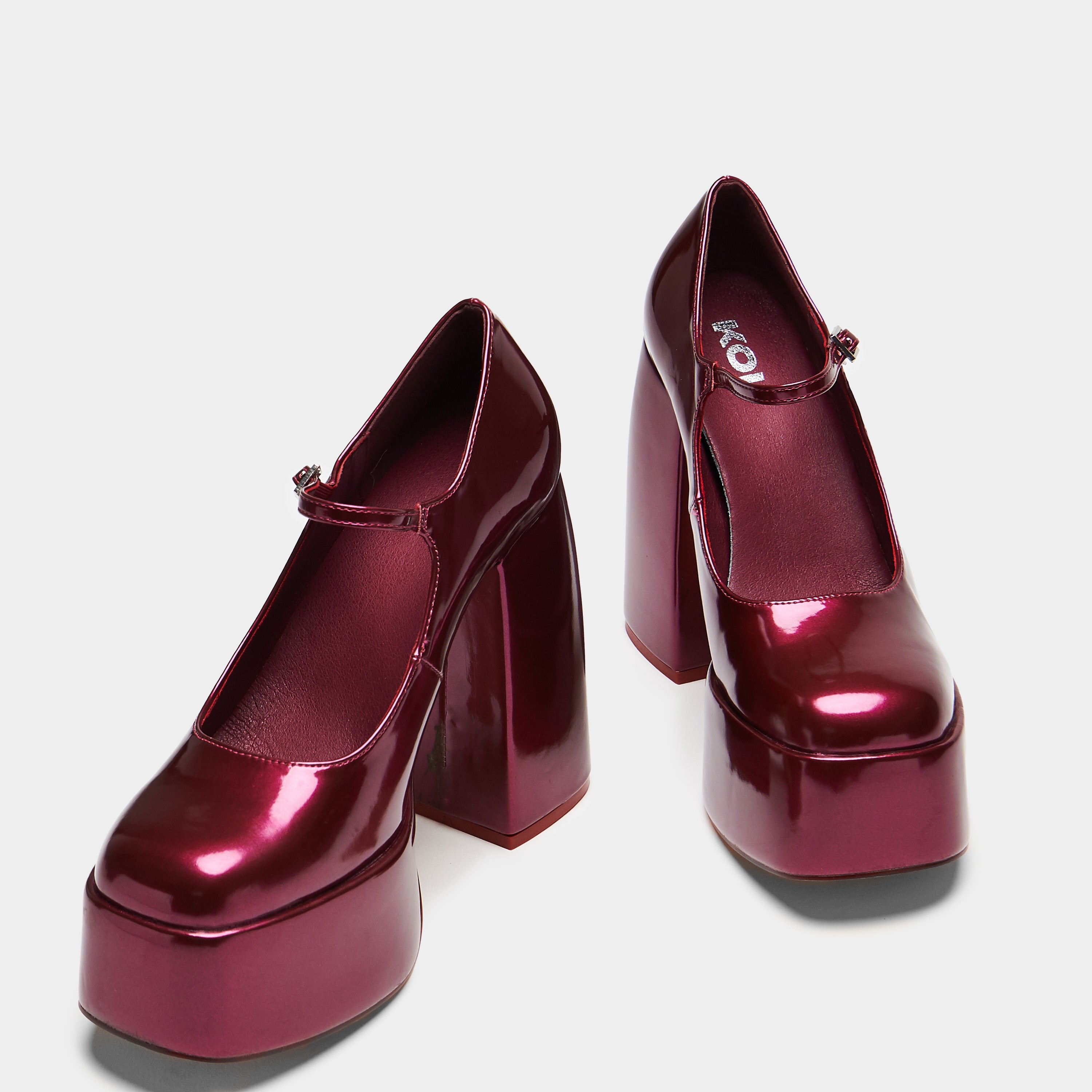 Jeffrey Campbell hot Burgundy Platform Heels