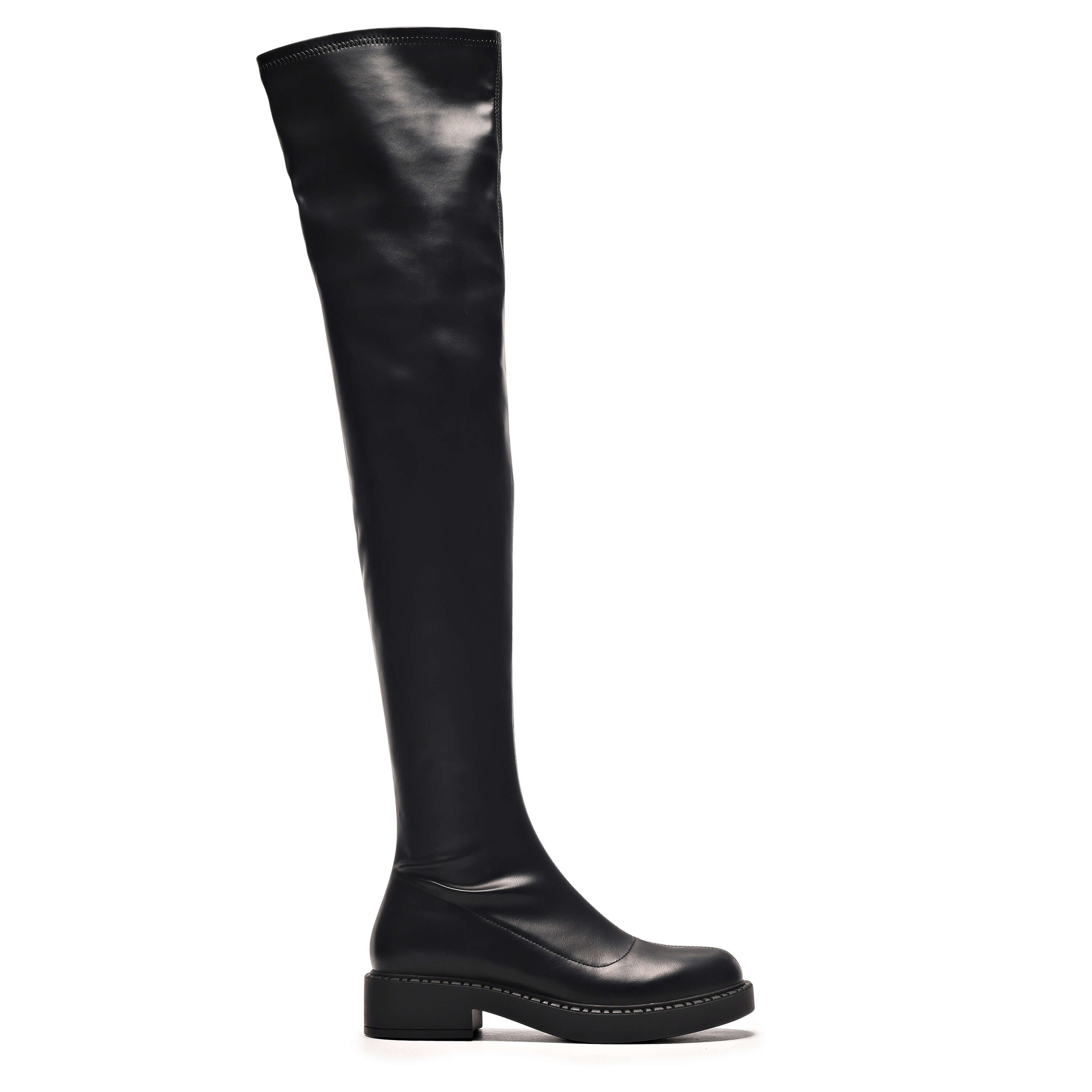 The Commander Stretch Thigh High Boots – KOI footwear