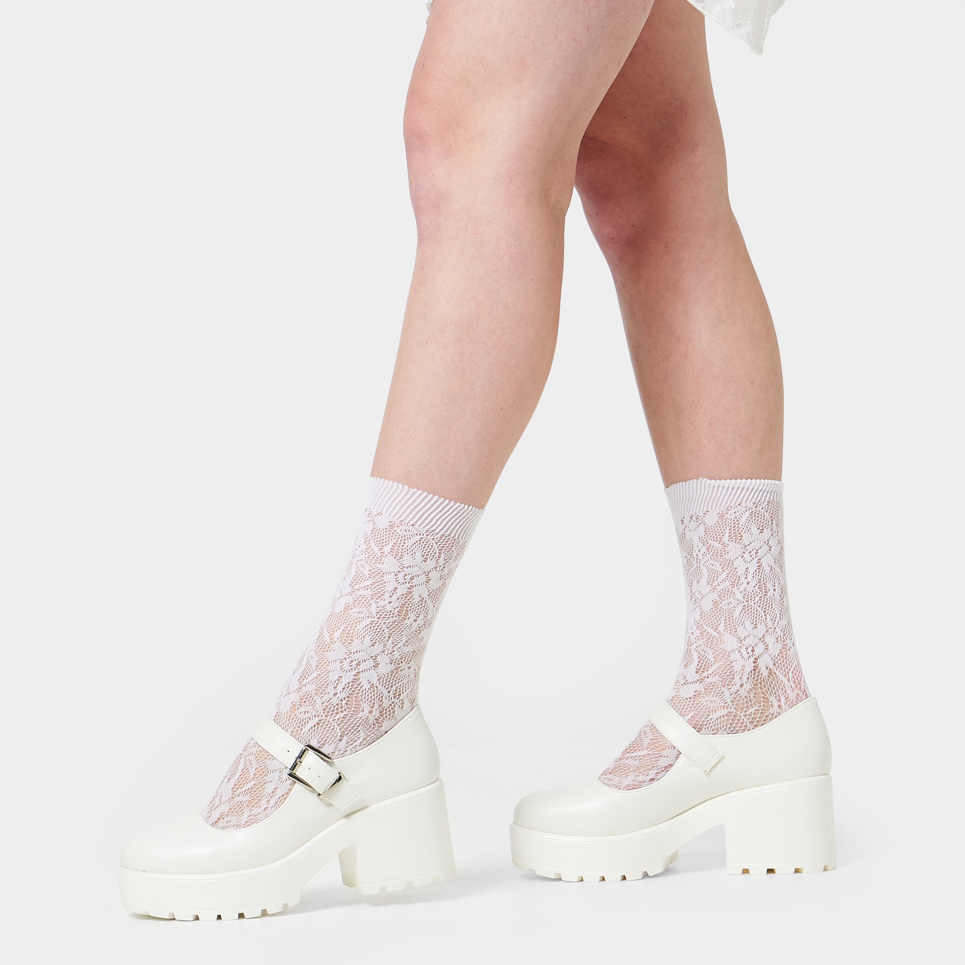 Tira Mary Jane Shoes 'White Washout Edition'