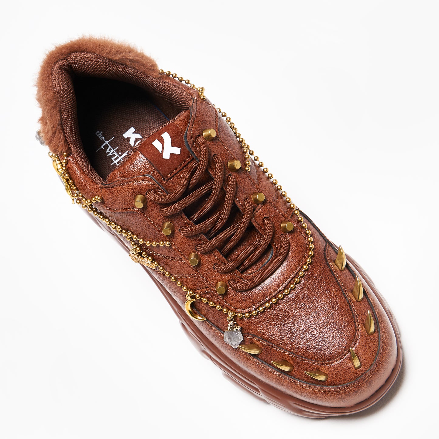 Loca Jinx Charm Trainers - Brown