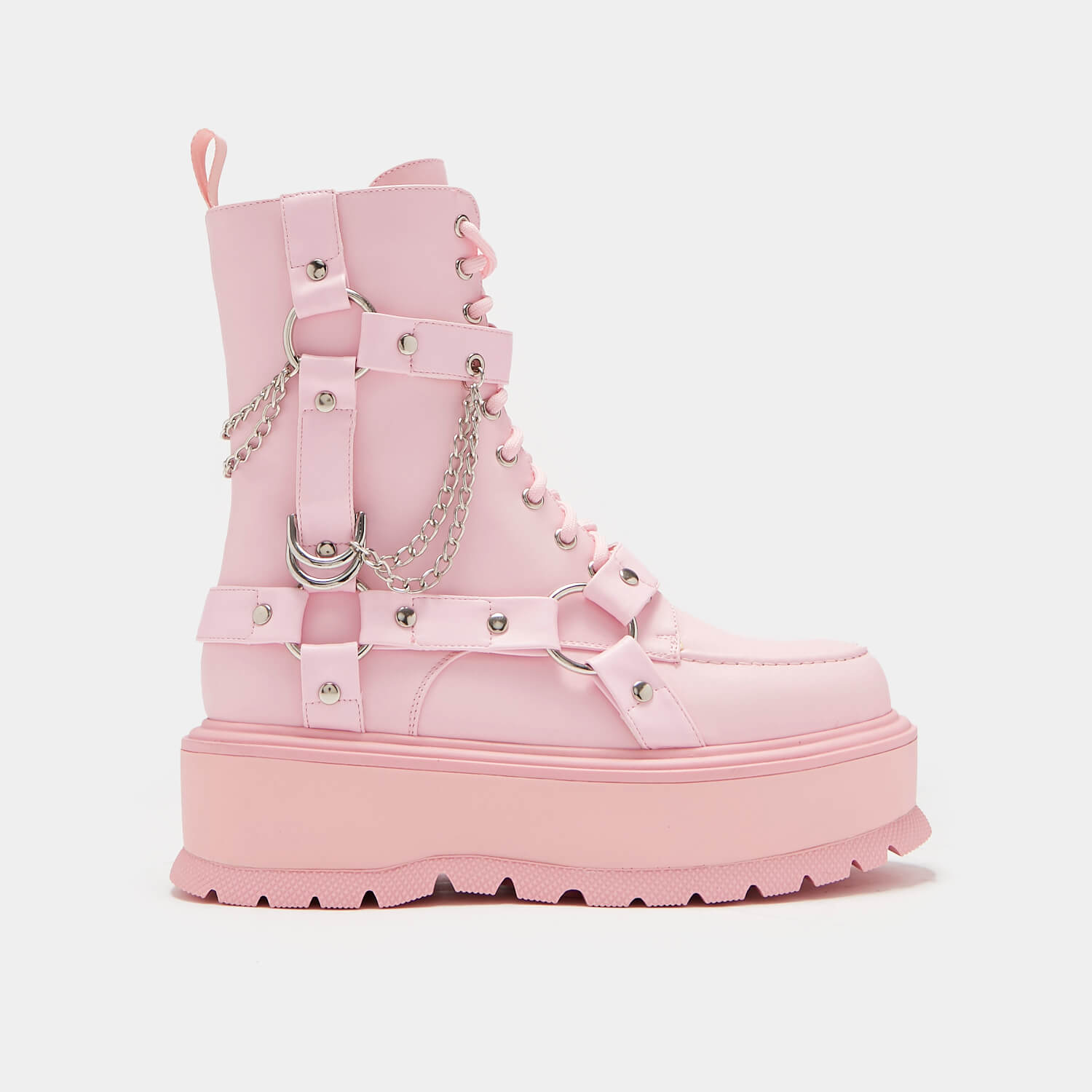 Pink hotsell platform boots